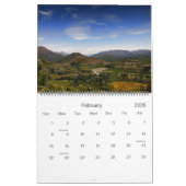 ニュージーランド南島写真カレンダー カレンダー (2月 2026)