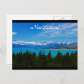 ニュージーランド南部のアルプス ポストカード (正面/裏面)