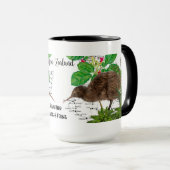 ニュージーランド原産の鳥のマグカップ マグカップ (正面右)