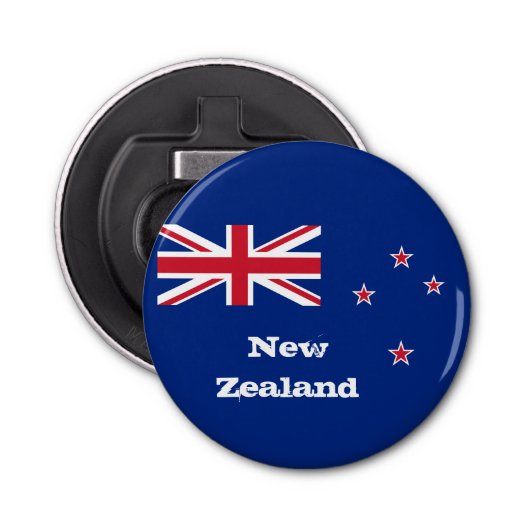 ニュージーランド国旗とニュージーランド、キウイパーティー/スポーツ 栓抜き (正面)