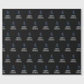 ニュージーランド国旗とメリークリスマス ラッピングペーパー (フラット)