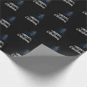 ニュージーランド国旗とメリークリスマス ラッピングペーパー (角)