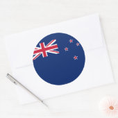 ニュージーランド国旗のシール ラウンドシール (封筒)