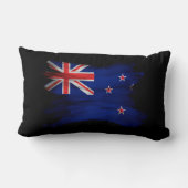 ニュージーランド国旗のブラシのストローク、国旗 ランバークッション (裏面)