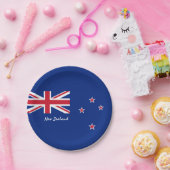 ニュージーランド国旗のプレート、パーティー、誕生日/スポーツ ペーパープレート (パーティー)