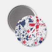 ニュージーランド国旗のKCALIMA効果(Masanser) マグネット (正面/裏面)