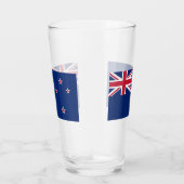 ニュージーランド国旗を持つ愛国的なガラス杯 タンブラーグラス (右)