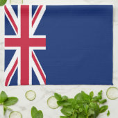 ニュージーランド国旗を掲げたキッチンタオル キッチンタオル (折り畳み)