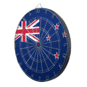 ニュージーランド国旗を掲げたボード ダーツボード (正面右)