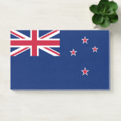 ニュージーランド国旗を掲げたメモ ポストイット (オフィス)