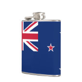 ニュージーランド国旗を掲げた愛国的なフラスコ フラスク (左)