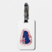 ニュージーランド国旗登山カラビナー ラゲッジタグ (裏面縦)