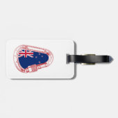 ニュージーランド国旗登山カラビナー ラゲッジタグ (裏面横)