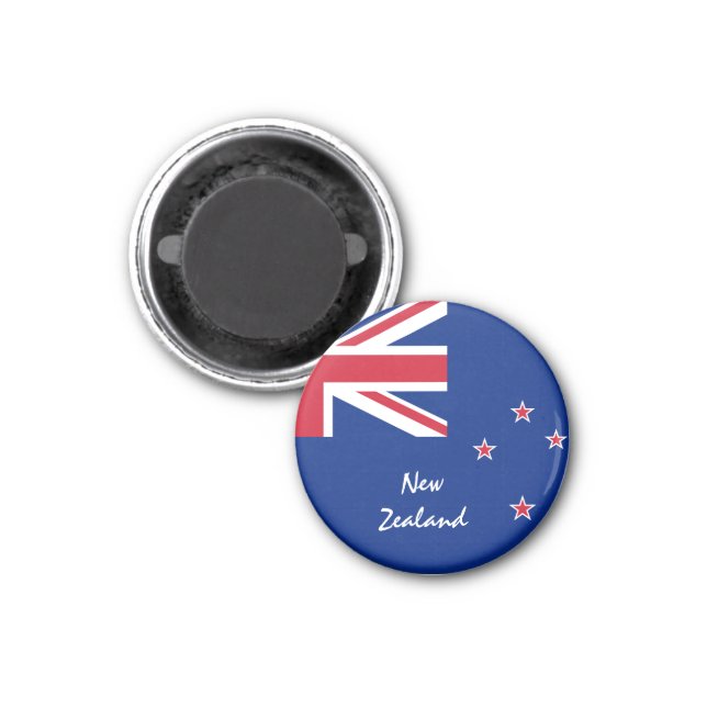 ニュージーランド国旗&アオテアロア – 旅行・スポーツファン マグネット (正面)