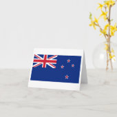 ニュージーランド国旗 カード (黄色い花)