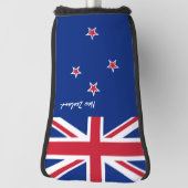 ニュージーランド国旗/ゴルフクラブカバー ゴルフヘッドカバー (回転90)