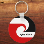 ニュージーランド国旗/スポーツ,ラグビー キーホルダー (裏面)