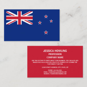 ニュージーランド国旗、ニュージーランド国旗 名刺