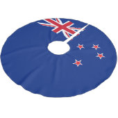 ニュージーランド国旗 ブラッシュドポリエステルツリースカート (アングル)