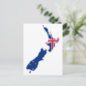 ニュージーランド国旗 ポストカード (スタンド正面)