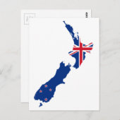 ニュージーランド国旗 ポストカード (正面/裏面)
