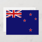 ニュージーランド国旗 ポストカード (正面/裏面)