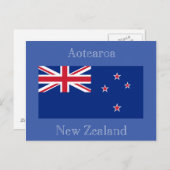 ニュージーランド国旗 ポストカード (正面/裏面)