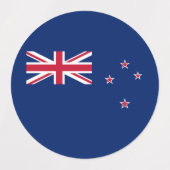 ニュージーランド国旗 ラベル (デザイン1)