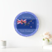 ニュージーランド国旗 ラージ壁時計 (ホーム)