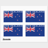 ニュージーランド国旗 長方形シール (シート)