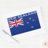 ニュージーランド国旗 長方形シール (封筒)