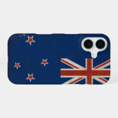ニュージーランド国旗 iPhone 16ケース (裏面横)
