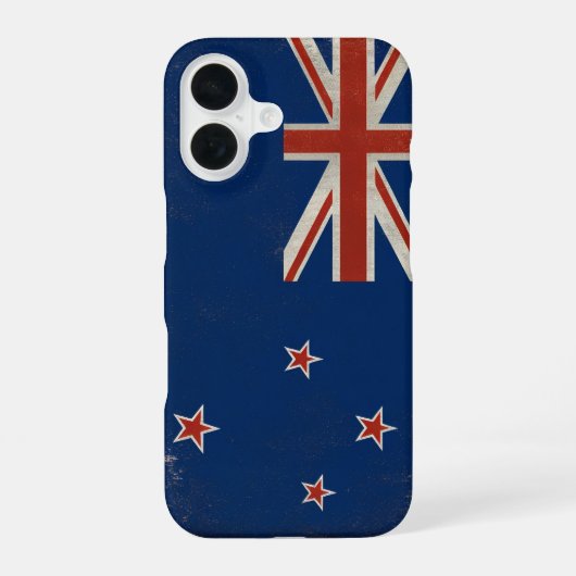 ニュージーランド国旗 iPhone 16ケース (裏面)