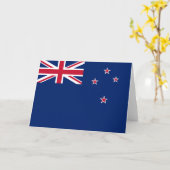 ニュージーランド国旗(NZ) カード (黄色い花)