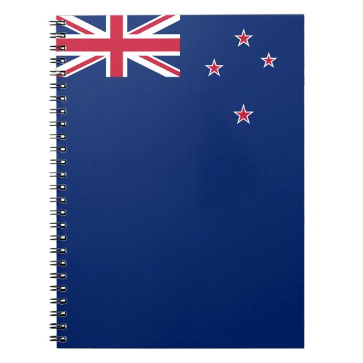 ニュージーランド国旗 (NZ) ノートブック (正面)