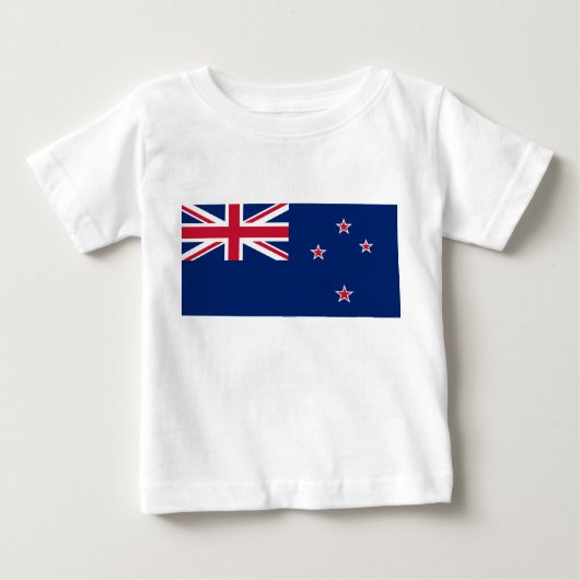 ニュージーランド国旗(NZ) ベビーTシャツ (正面)