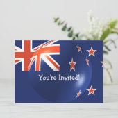 ニュージーランド国旗Any大事な行事 招待状 (スタンド正面)