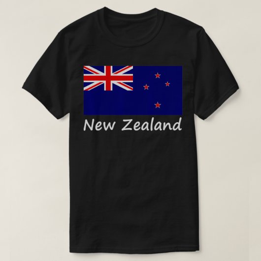 ニュージーランド国旗Kiwi Zeander Tee Tシャツ (デザイン正面)