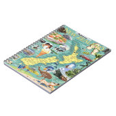 ニュージーランド地図ノートブック ノートブック (左側)