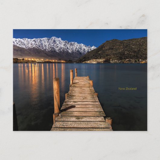 ニュージーランド夜 ポストカード (正面)