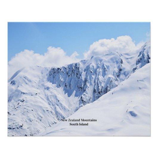 ニュージーランド山脈 ポスター (正面)