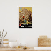 ニュージーランド山調理師ヴィンテージのポスター復元 ポスター (キッチン)