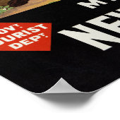 ニュージーランド山調理師ヴィンテージのポスター復元 ポスター (角)