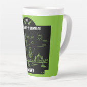 ニュージーランド市民権お祝いギフト カフェラテマグ (右アングル)