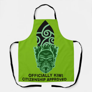 ニュージーランド市民権ギフト 新しい市民 Kiwi エプロン