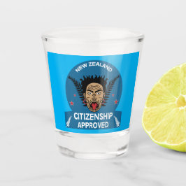 ニュージーランド市民権ギフト |新しい市民 | Kiwi ショットグラス
