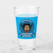 ニュージーランド市民権ギフト |新しい市民 | Kiwi タンブラーグラス (裏面)