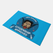 ニュージーランド市民権ギフト |新しい市民 | Kiwi ドアマット (アングル)