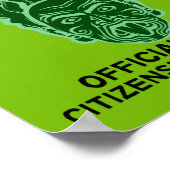 ニュージーランド市民権ギフト |新しい市民 | Kiwi ポスター (角)