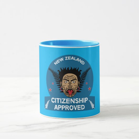ニュージーランド市民権ギフト |新しい市民 | Kiwi マグカップ (中央)